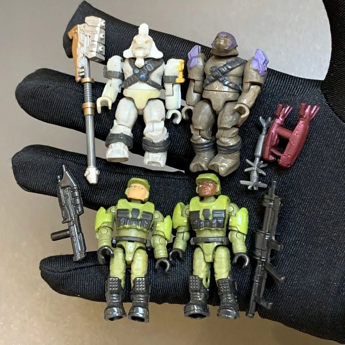 Mega Bloks Construx UNSC Spartan Elite Grunt Brute Warriors NPMD