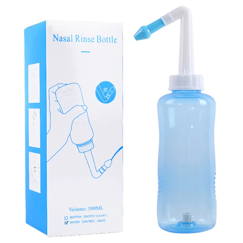 300-500ML Nasal irrigator Nasal Rinse Bottle Wash Cleaner Nose Protector Avoid Allergic Rhinitis Adults Children Neti