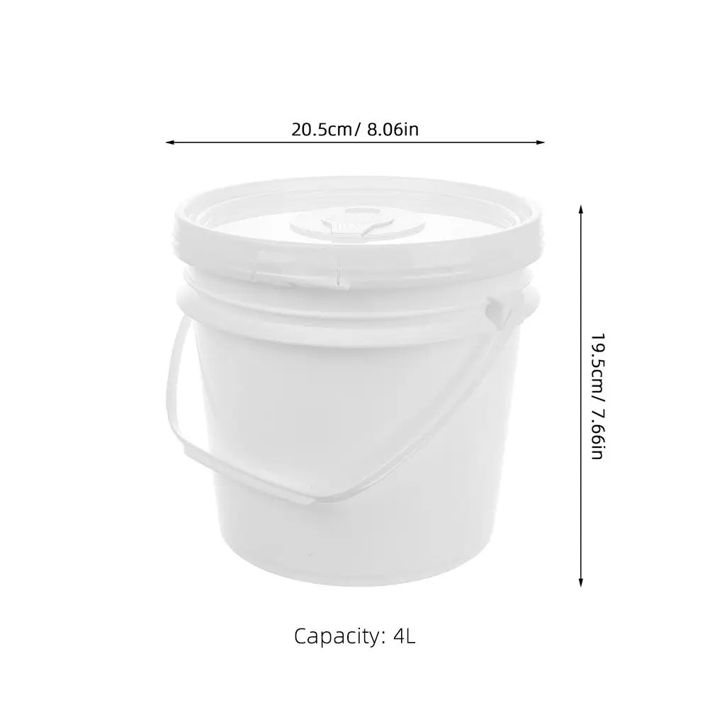 2Pcs 플라스틱 물티슈 버킷 뚜껑 포함 식품 등급  물티슈 용기 소형 자동차 컵 홀더 여행용 물티슈 정리함 밀봉