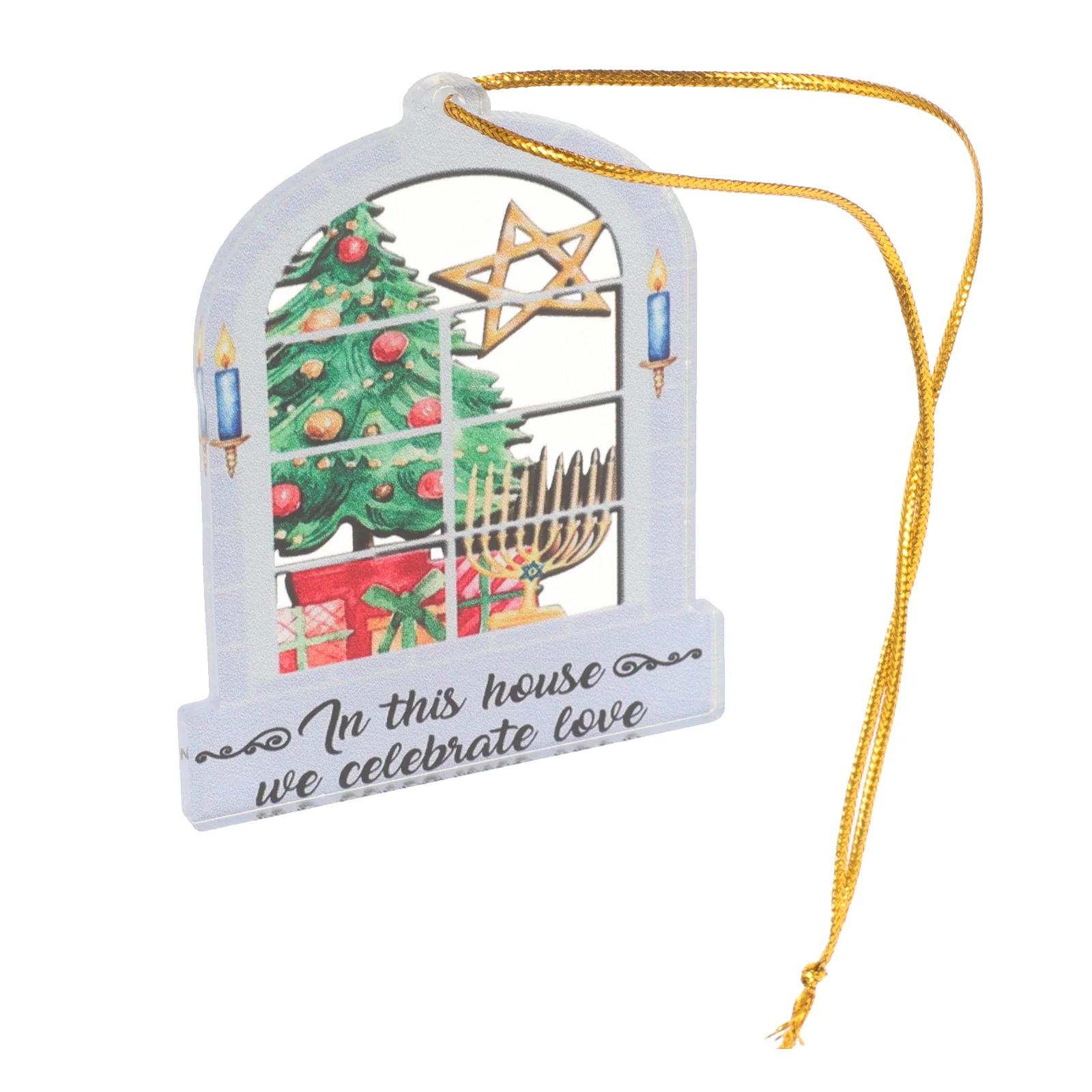 

Hanging Hanukkah Decoration Hanukkah Party Pendant Wall Hanging Decoration
