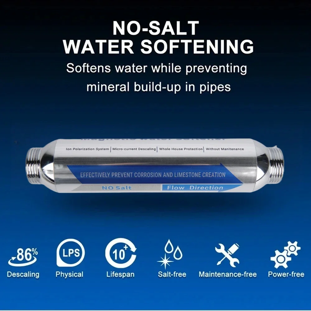 Whole House super-magnetic IPSE Water Descaler Scale Inhibition Softener System Machine Anti Limescale Corrosion & Hard water