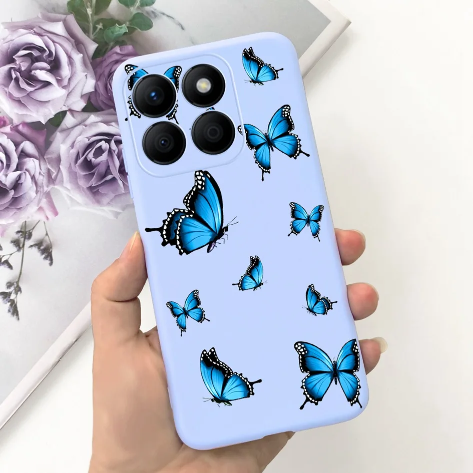 Lovely Heart and Floral Painted Soft Bumper Case