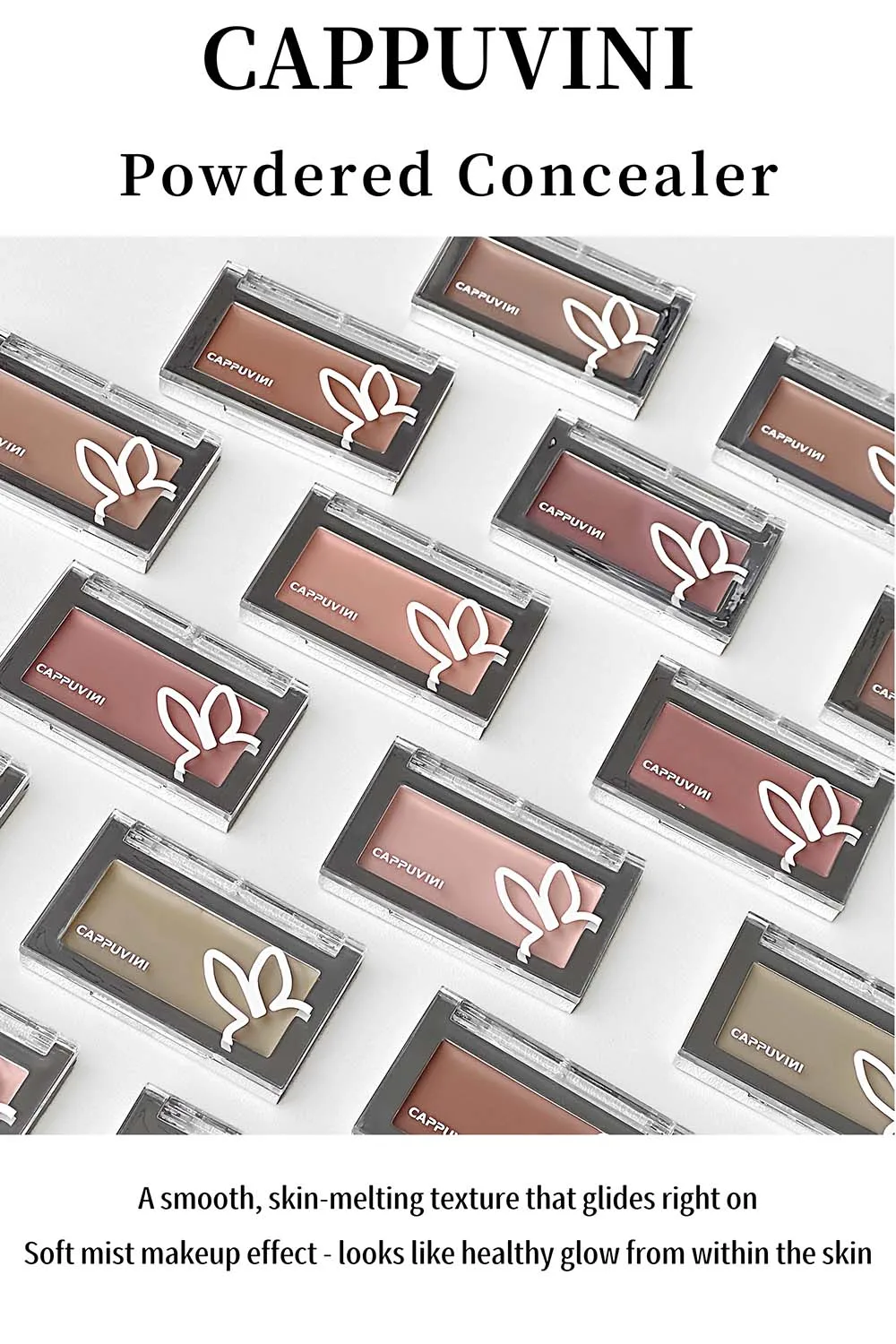 Concealer Palette Monochrome Waterproof Brightening Cream Face Makeup_voghion.com