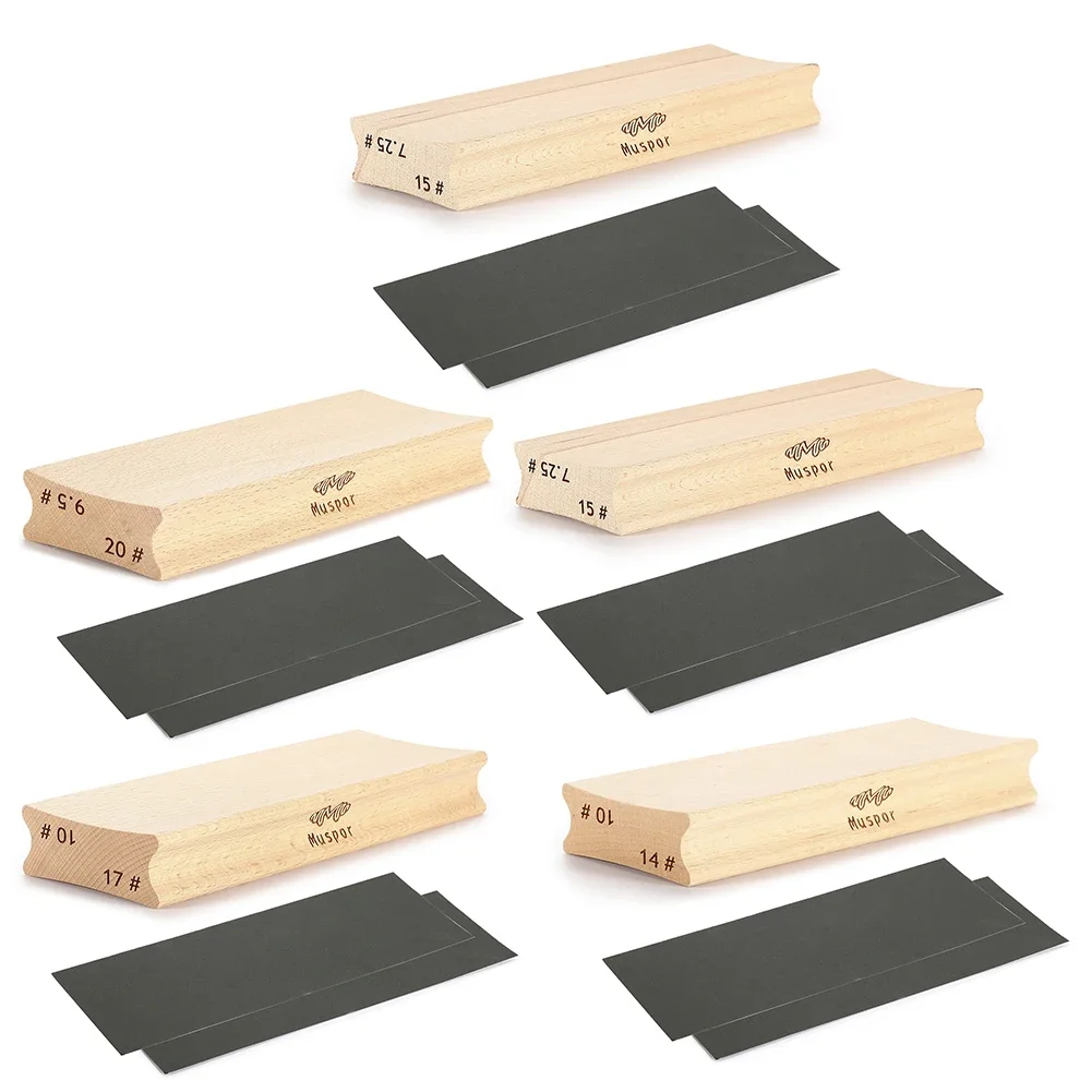 1pc Sanding Block Guitar Radius Two-Way Sanding Block 2 Sandpaper For Guitar Bass Fret Leveling Luthier Tools Accessories