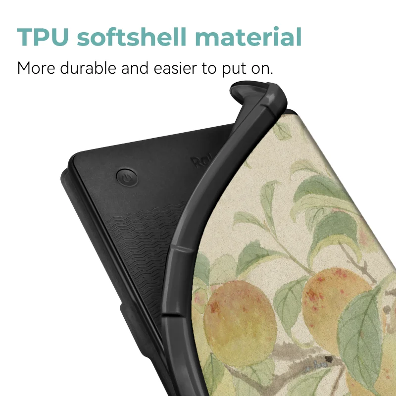 Kobo Clara 6-Inch E-Reader Protective Cover with Auto Sleep/Wake and Painted Patterns