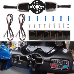 Marine Tilt Jack Plate Lever Control Double Switch Fit for Seastar Hydraulic, Cable and Boat Tilt Steering PT2000-1P, PT2000-2P