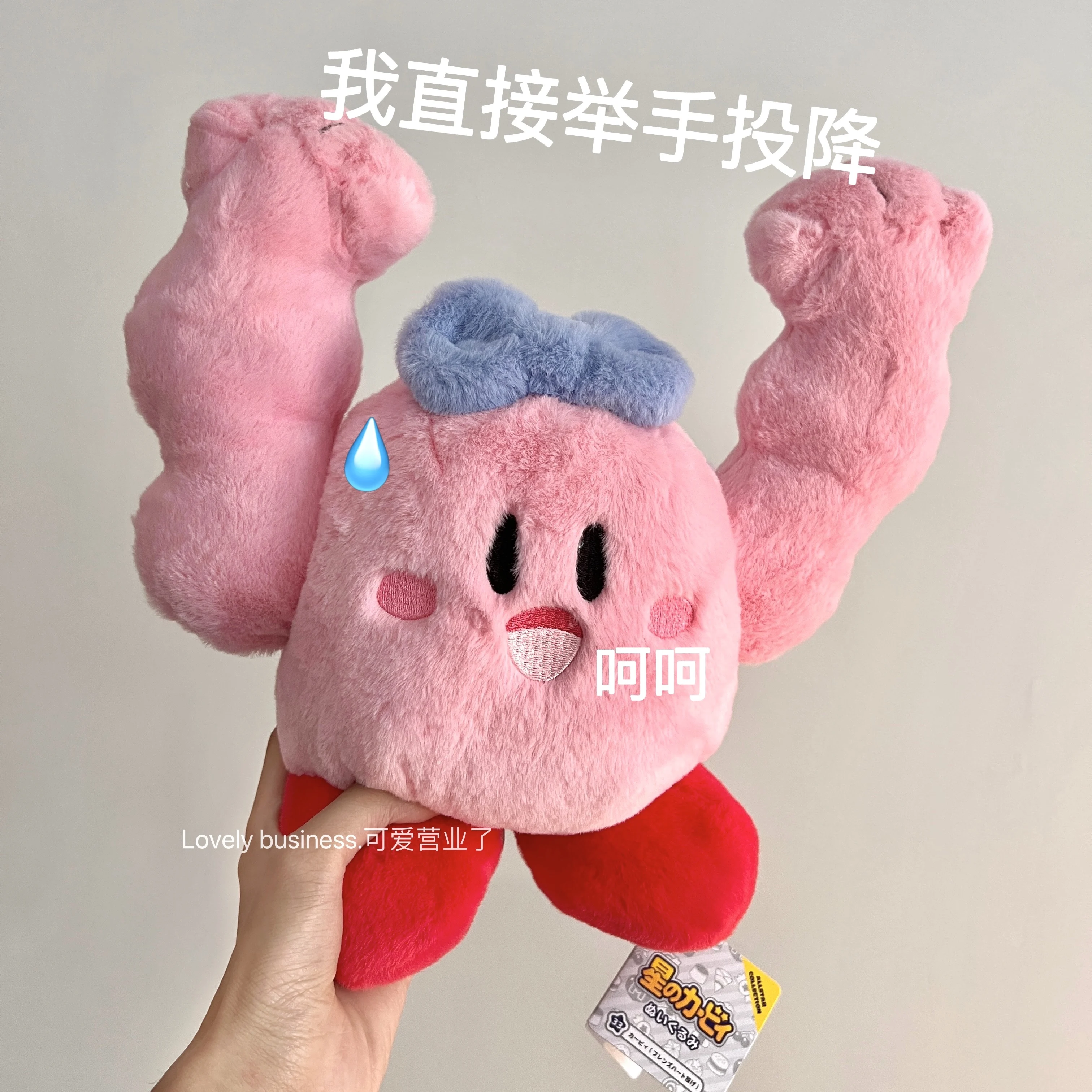 Peluche Nintendo Kirby – Coussin 43cm/33cm, Rose, Jouet Super Mignon
