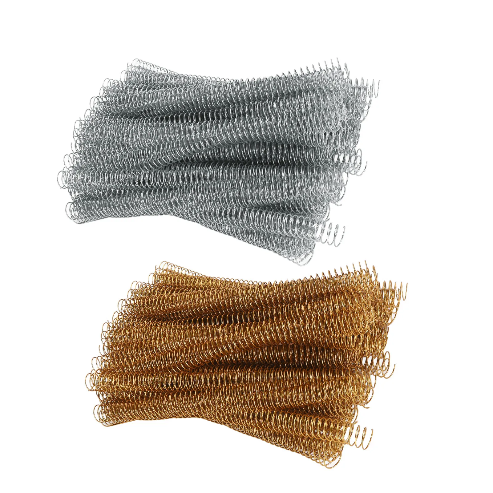 100개 스파이럴 바인딩 코일 170매 용량 스파이럴 바인딩 코일 19mm 직경 48개 톱니 4:1 피치 세트 키트 A4용