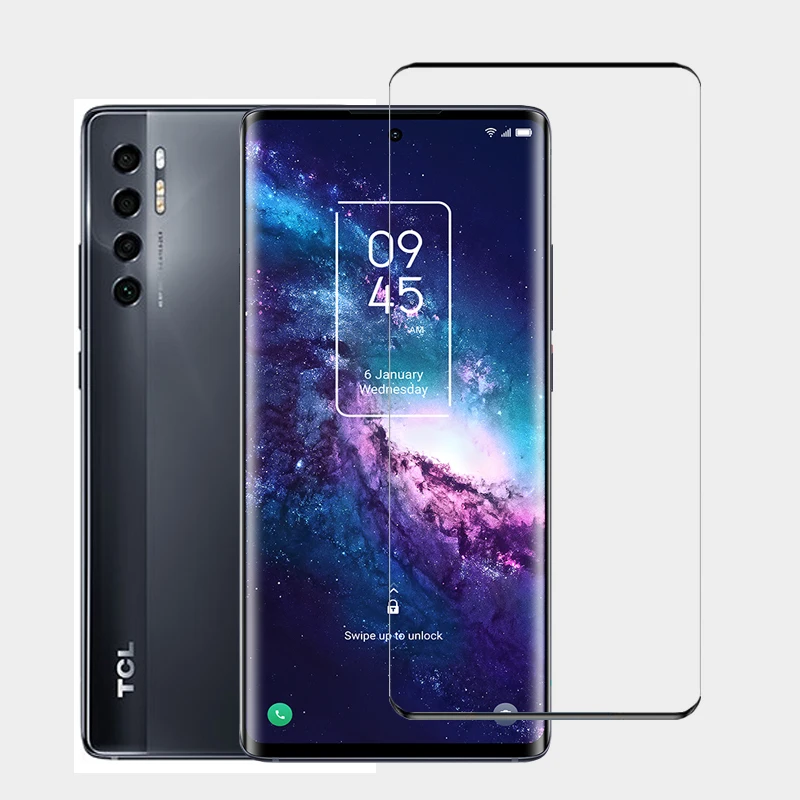 

Закаленное стекло с полным покрытием для TCL 20 Pro 5G 3D, защитная пленка для экрана TCL 20R 5G/TCL 20/TCL 20S/TCL 20L/TCL 20L +