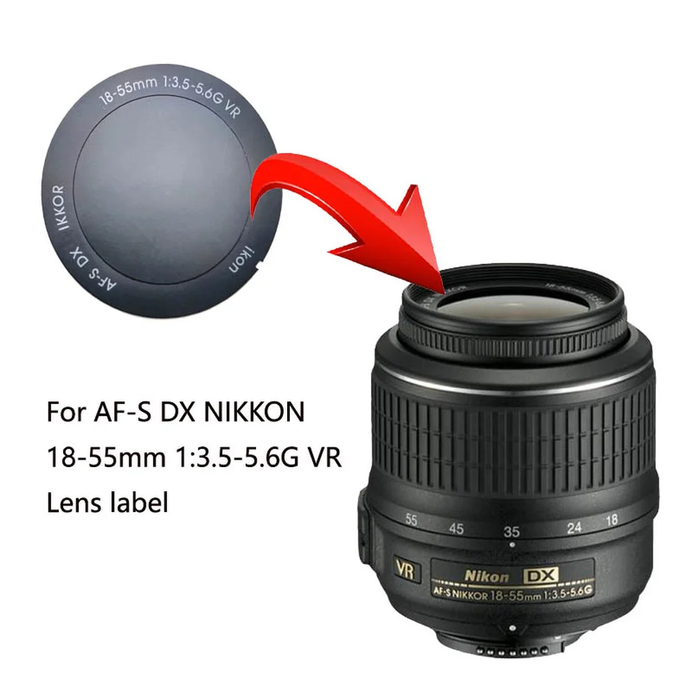 New Ring label For Nikon AF-S DX NIKKOR 18-55mm 1:3.5-5.6G New Ring label For Nikon AF-S DX NIKKOR 18-55mm 1:3.5-5.6G