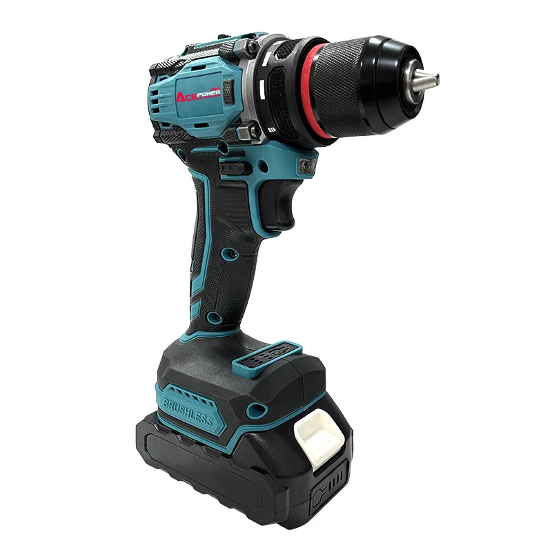 AcePower 10mm Electric Brushless Drill 2-Speed Cordless Drill Screwdriver 60-100Nm Torque Power Tools For Makita 18V Battery 4