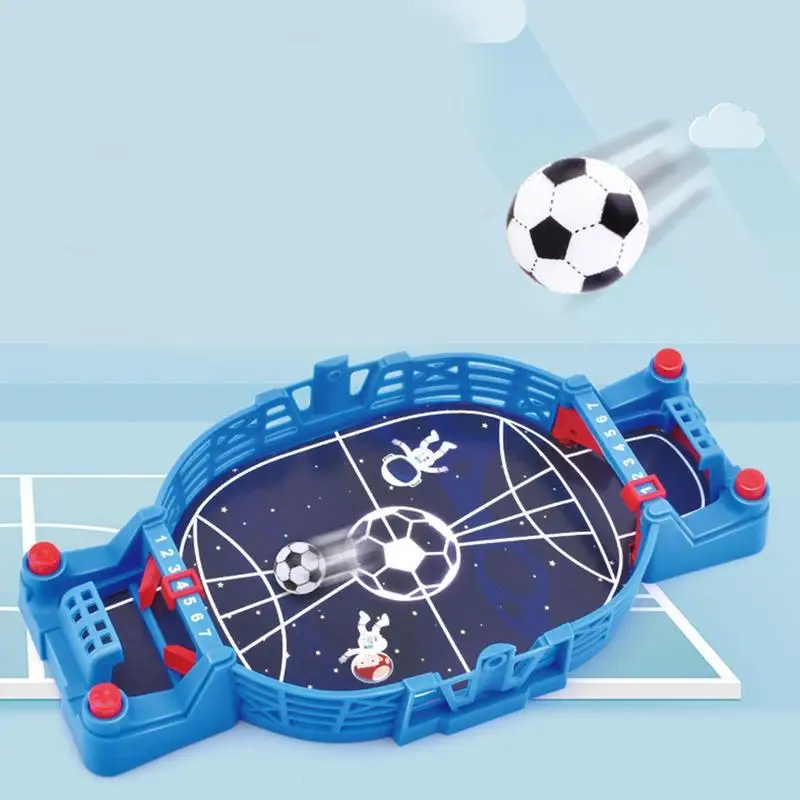 CAINCAY Mini juego de futbolín interactivo, mesa de fútbol interactivo,  juego de fútbol para 3 niños y adultos : : Juguetes y juegos