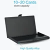 New Diamond Metal Business Card Case Aluminum Organizer Flash Rhinestone Slim Business Card Case Business Supplies 3