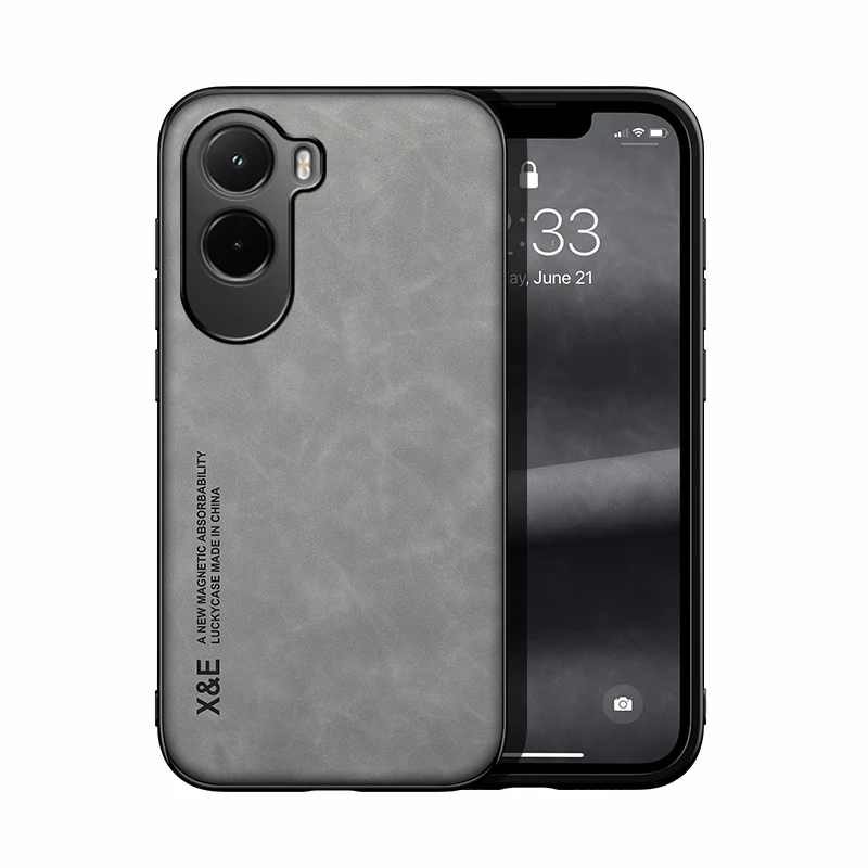 Luxury Leather Texture Shockproof Silky Feel Case with Magnetic Attraction