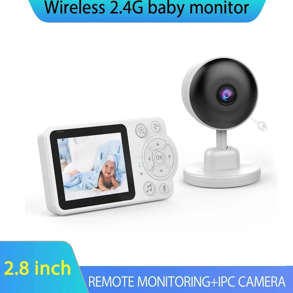 2.8 Inch Electronic Baby Monitor Video Intercom Monitoring Camera Night Vision Temperature Monitoringbaby monitor with camera