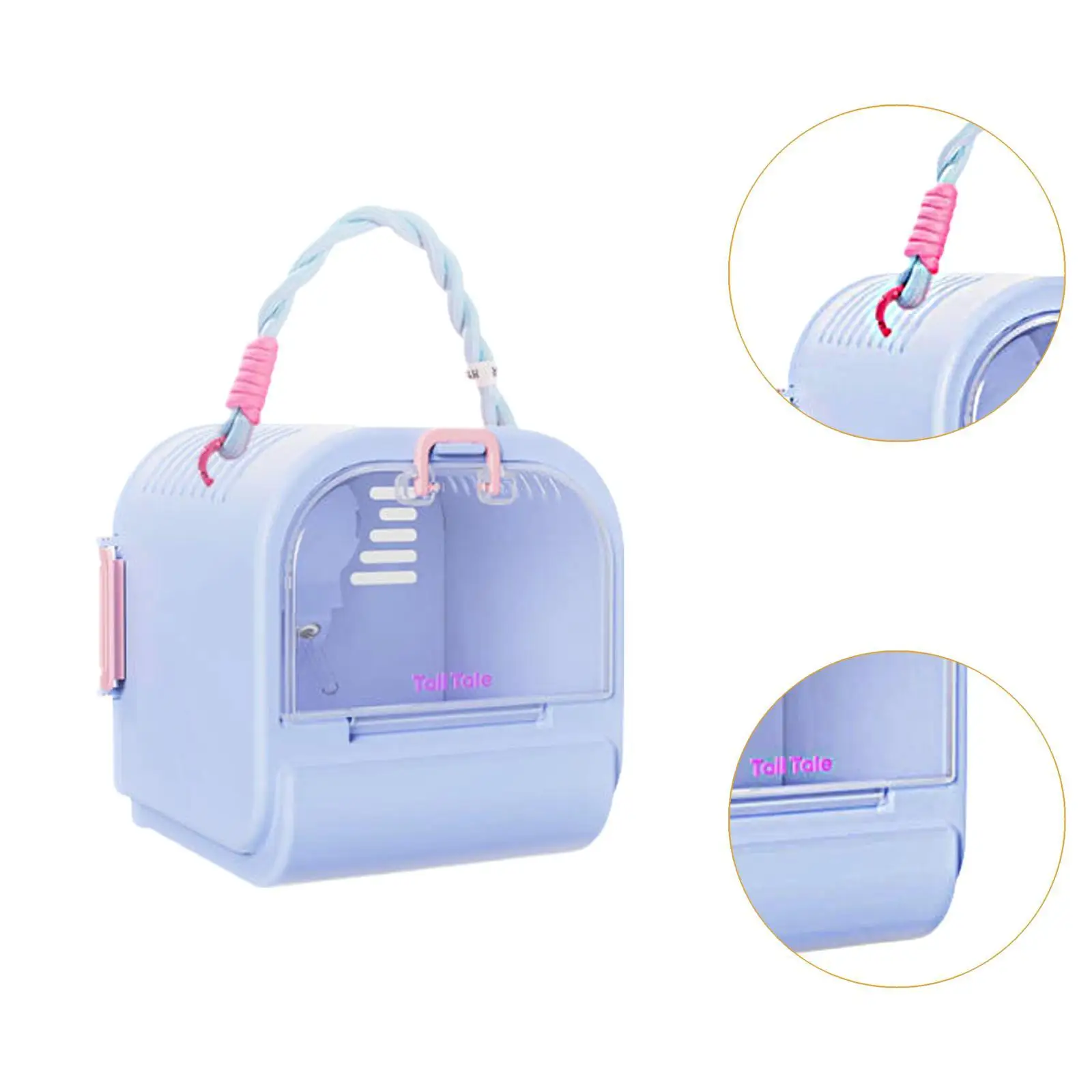 Hamster Carrier Cage Hamster Cage Travel Carrier Portable Pet Carrier Cage for Chinchillas Rats Bunny Small Animals Hiking