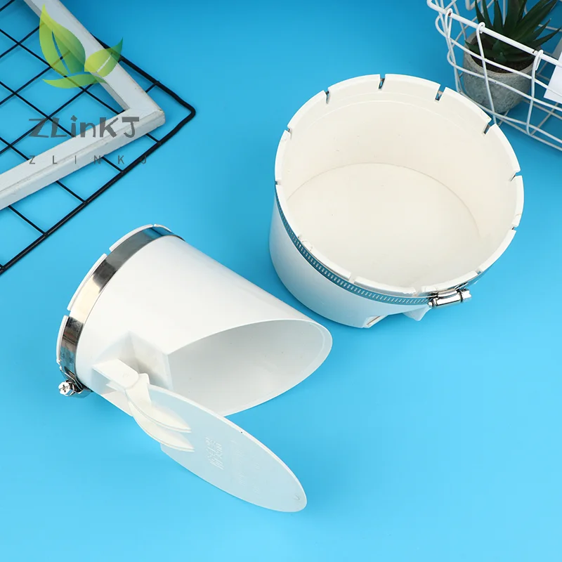 50-160mm 배수관 바닥 배수구 화이트 스트레이너 플러그 클램프 포함 PVC 역류 방지 악취 방지 밸브 하수구 헤어 필터