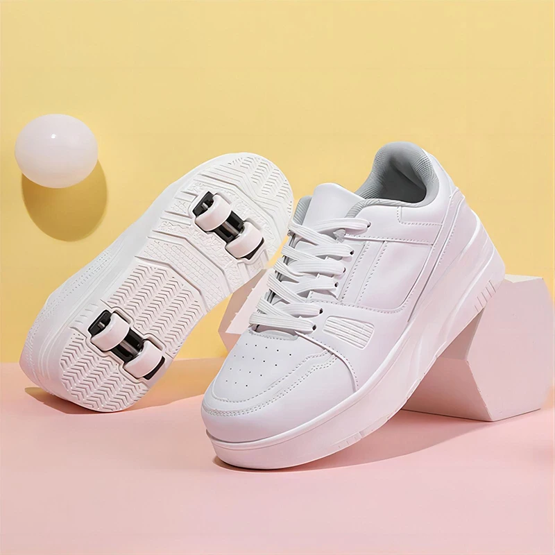 

4 Wheel Boys Skates Retractable Roller Shoes Suitable For Boys And Girls Exclusive For Outdoor Sports Great Gifts