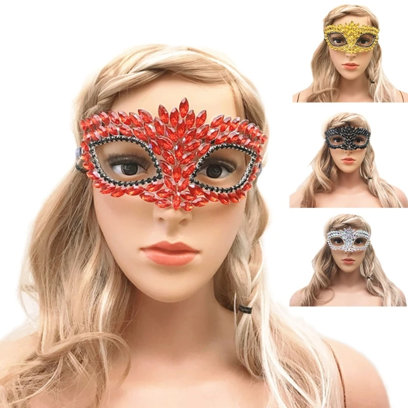 

Fashion Delicate Half Face Masks Sexy Temperament Masquerade Half Face Masks for Women R7RF