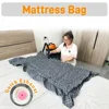 Mattress Vacuum Storage Bag for Moving - Fabric Cloth Vacuum Seal Mattress Bag with Straps for Easy Moving, Shipping and Storing 1