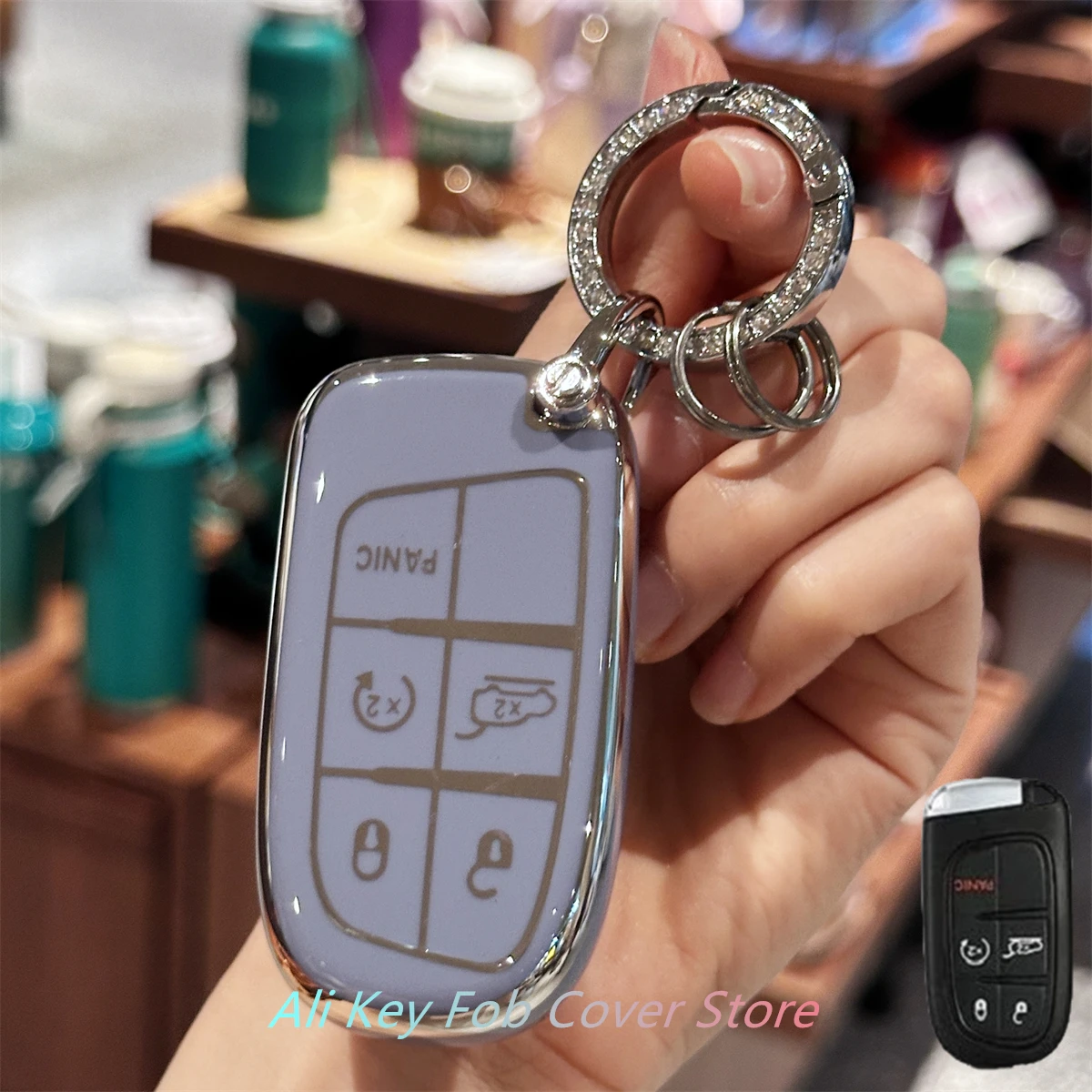 Premium Key Fob Cover with Keychain Attachment