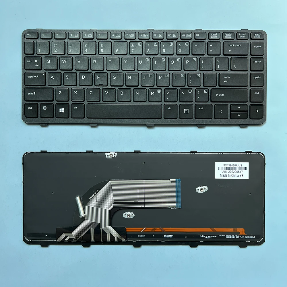 

440 G1 US Keyboard For HP ProBook 430 G2 440 G0 440G1 440 G2 445 G1 G2 Laptop With Backlit 767470-001 738687-041 SG-61200-2DA