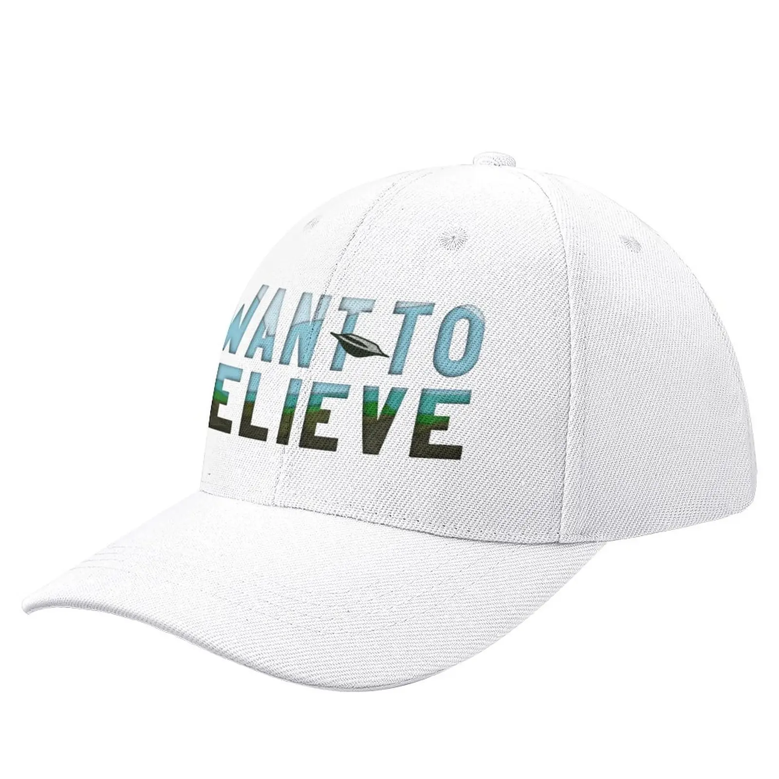 

I Want to Believe CutoutCap Baseball Cap Snapback Cap Luxury Brand Golf New Hat Trucker Hats For Men Women'S