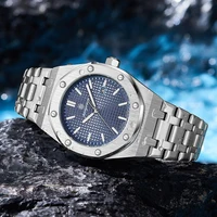 PAAZOMU Luxury Square Man Quartz Watch Waterproof Luminous Date Men's Watch High Quality Stainless Steel Business Men Watches