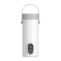 Portable Wireless Rechargeable Electric Kettle Thermal Boiling Cup for Travel Car Water Boiler Temperature Control Thermos 400ml 1