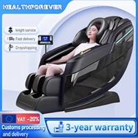 Shiatsu Massage Chairs Full Body  Recliner 4d Zero Gravity Massage Chair Electric Heart Foot Roller Air Massage Easy to Move 1
