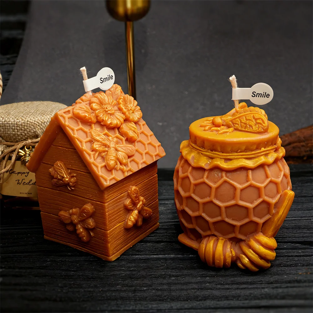 Honeycomb Beehive Silicone Mold for DIY Home Decor & Crafts