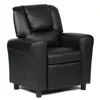 Sofa Recliner Couch Armchair W/Footrest Cup Holder Living Room Bedroom New 6