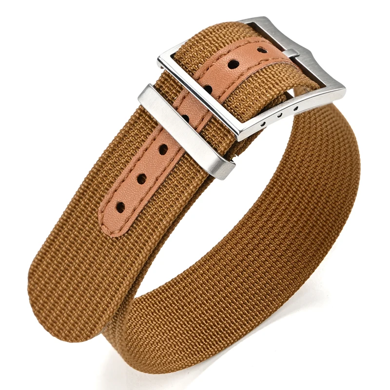 Durable Nylon Waterproof Sport Bracelet - Military-Inspired Watch Strap, No-Scratch Design