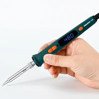 100W/120W Digital Soldering Iron Kit Repair Soldering Tool Set Electric Soldering Iron Dual Calibration Temperature 200-600C - Image 6