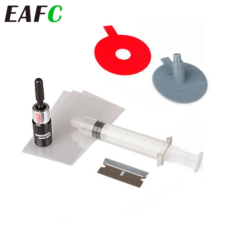 Car Windscreen Repair Kit Glass Windshield Restore Repairing Tools Set