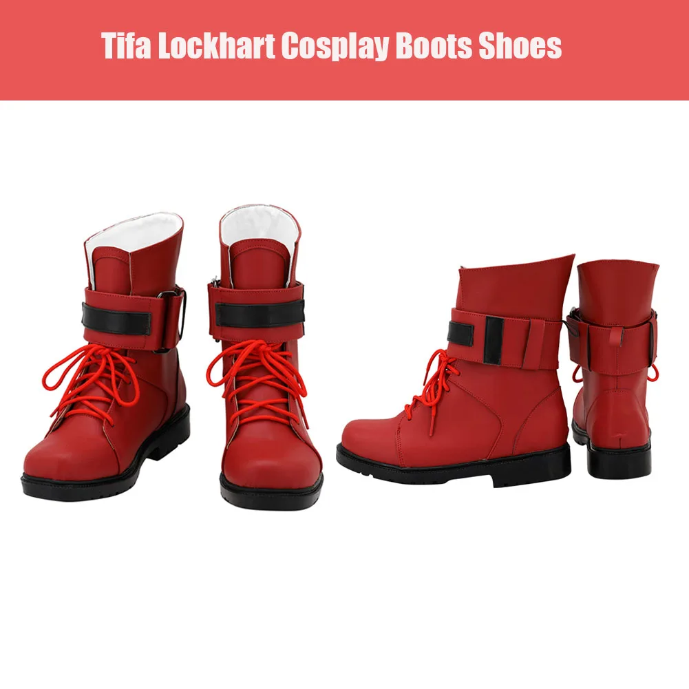 

Game Fantasy VII Tifa Lockhart Cosplay Boots Shoes For Adult Women Girls Halloween Carnival Party Footwear