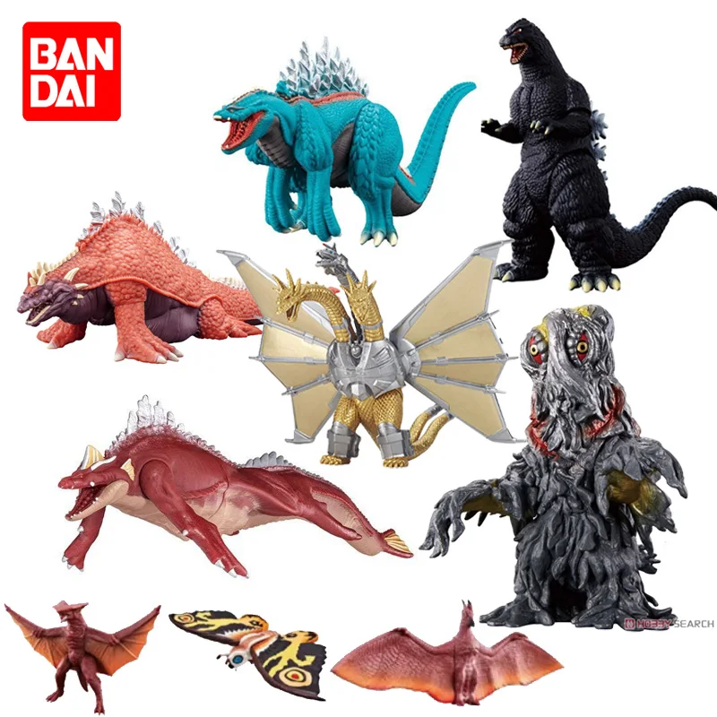 В наличии оригинальная Bandai Godzilla серия Mothra Ghidorah хедора Ахиллес toрестоis Megalon фигурка аниме экшн Подлинная модель