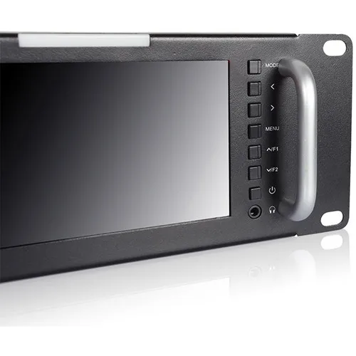Feelworld T51 5 Inch 2RU 3G-SDI HDMI- Monitor LCD Rack Mount Monitor with AV Input and Output Broadcast Level Quality Monitors
