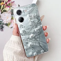 Luxury Fashion Painted Clear Silicone Phone Case - Slim Design for Xiaomi PocoM7 Pro 5G (6016)