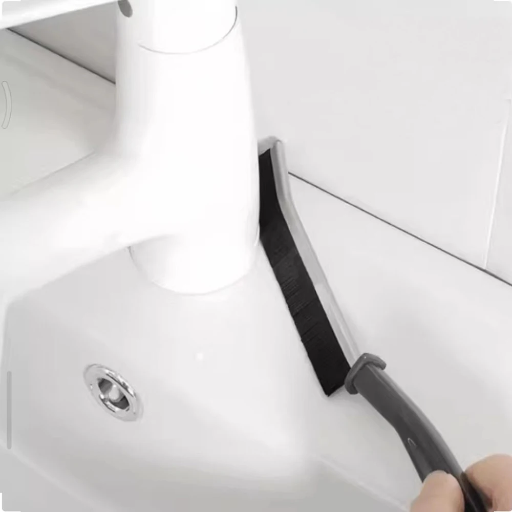 Hard Bristled Crevice Cleaning Brush for Tile and Bathroom Cleaning