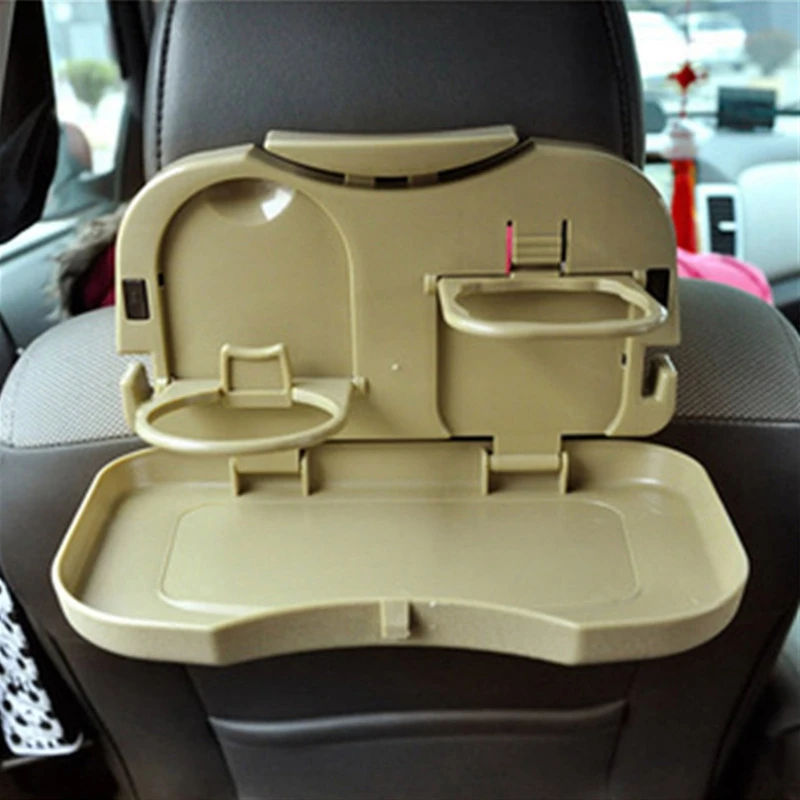 15x25CM Car Table Backseat Folding Universal Car Back Seat Table Desk Cup Holder For Eating Food Tray Laptop Desk Drink Holder