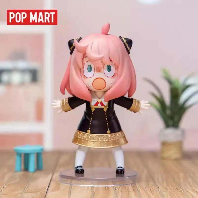 

Original Popmart Spy Family Anya Forger Blind Box Kawaii Figure Standing Model Toy Room Ornament Pvc Statue Mystery Box Gift