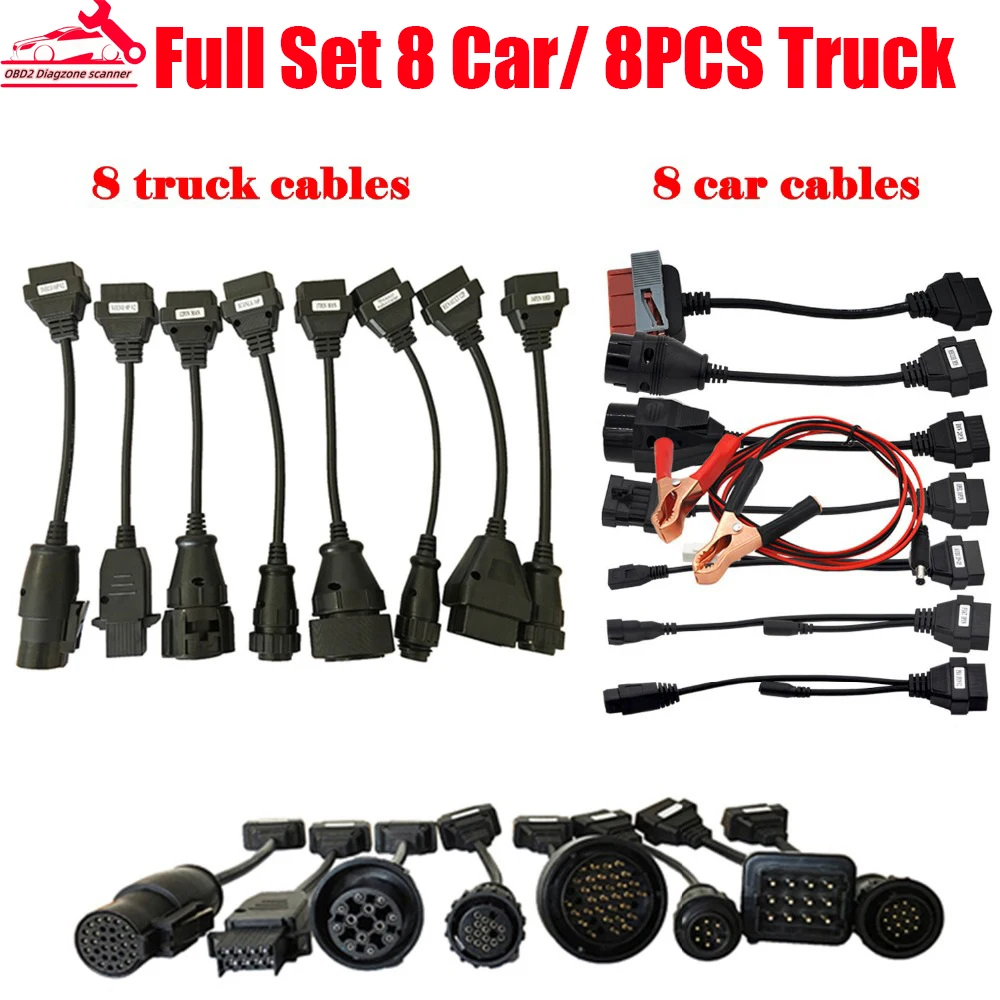 FullSet8PCSCarTruckCablesWorksForDelphisWOWM