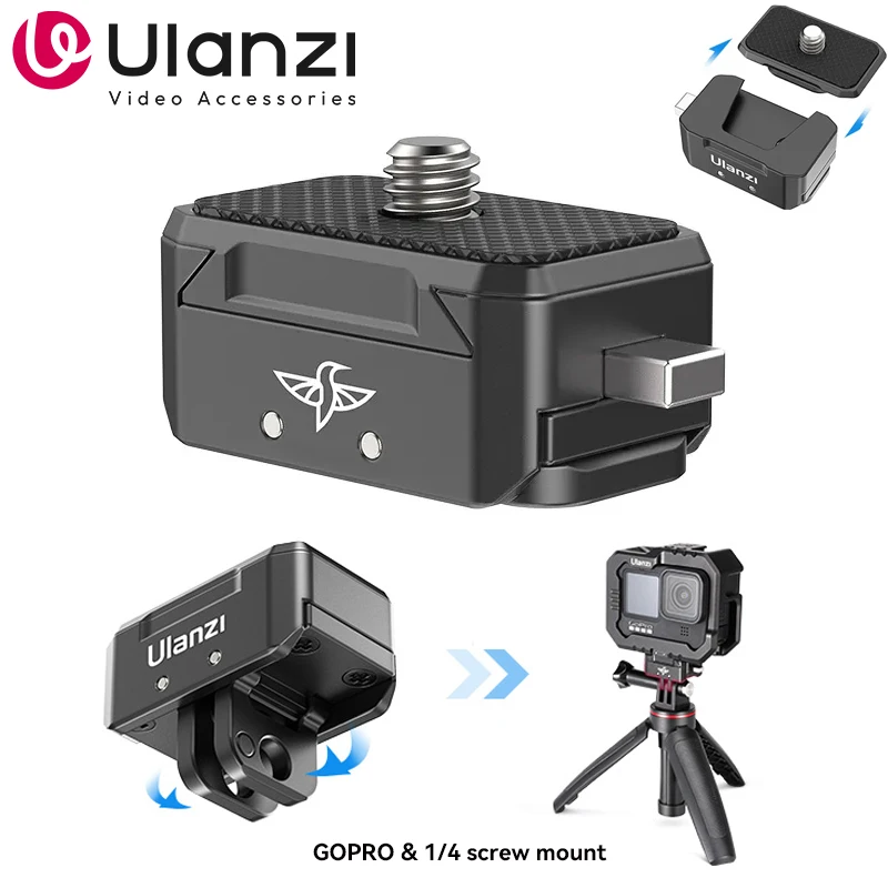 Lasuroa Quick Release Plate For Tripod, Universal Camera Mounting Plate