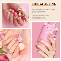 PHOENIXY 8ML Gel Nail Polish Semi Permanent Gel Varnish 162 Colors Soak Off LED UV Gel Nail Varnishes Base Top Coat Nail Art Gel 2