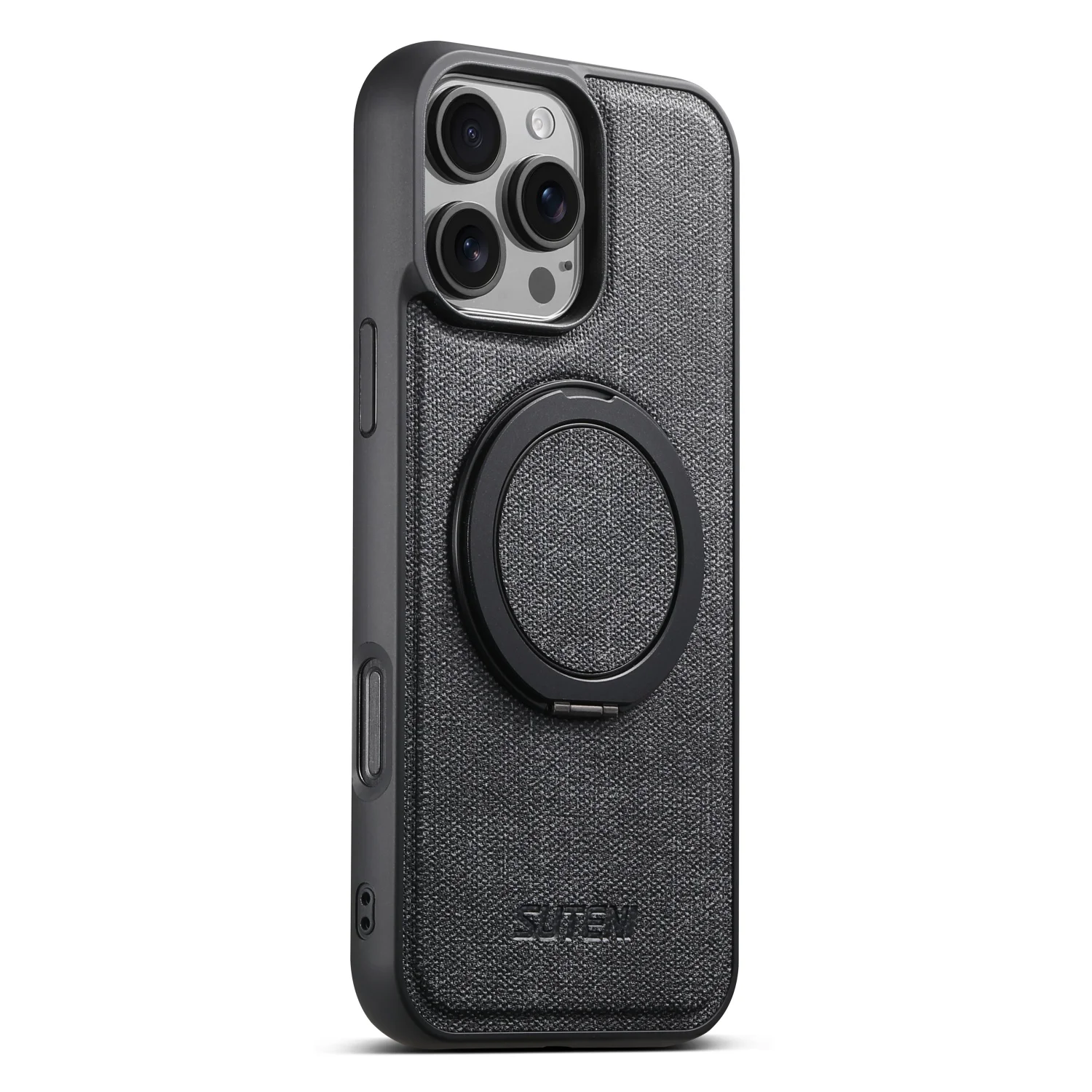 Premium Soft Rubber Magnetic 360° Rotating Stand Mobile Phone Case with Complete Set