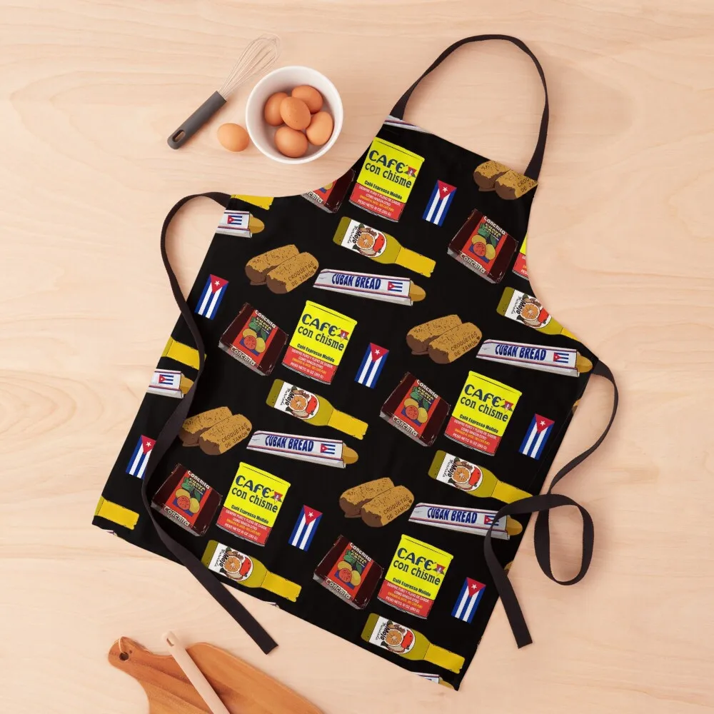 

CUBAN FOOD, FUNNY CUBAN AMERICANS Apron Men gift Kitchen accessories cook wear men Apron