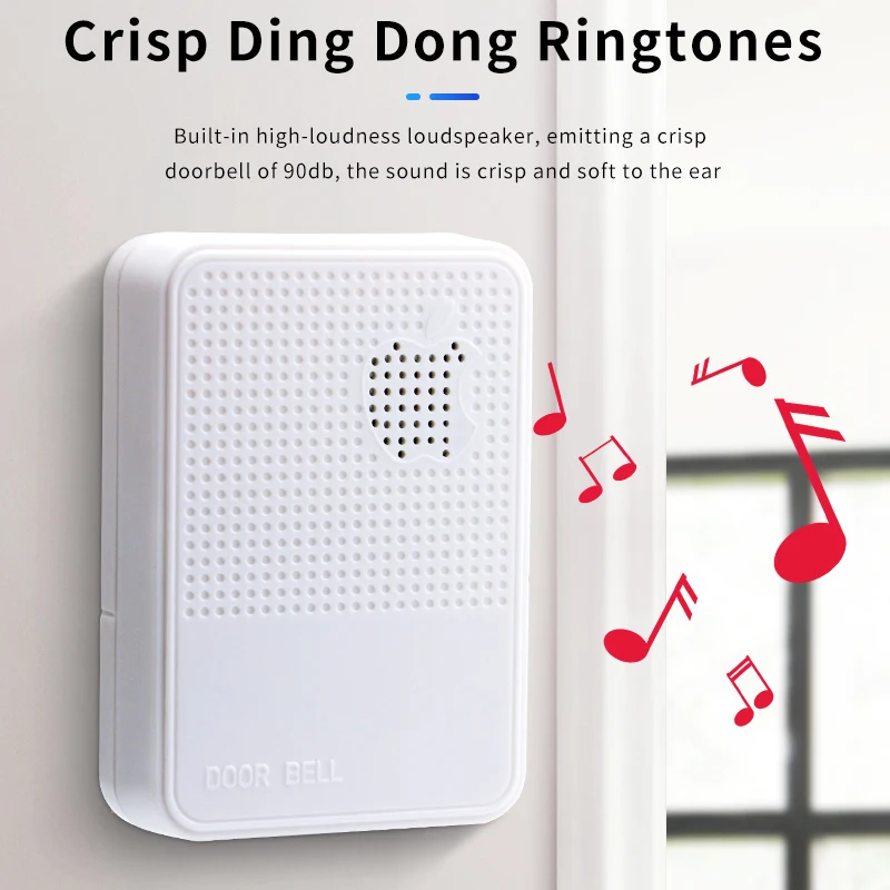 Ding Dong Doorbell Electronic  Electronic Door Bell Battery - Electronic  Wired Door - Aliexpress