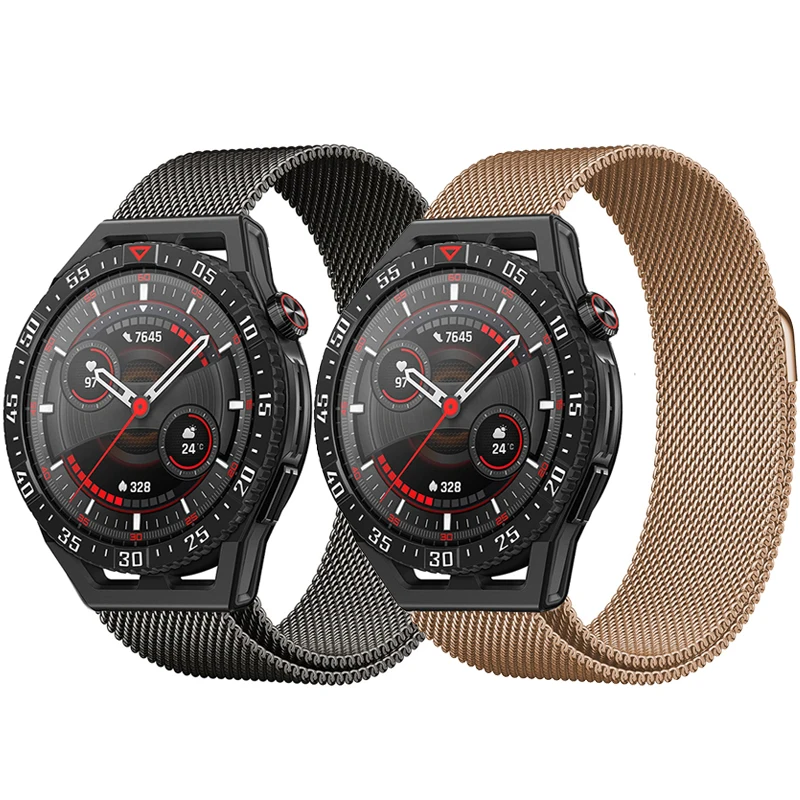 

Браслет с магнитной петлей для умных часов Huawei Watch GT 3 SE, металлический ремешок для наручных часов Huawei Watch GT 3 42 мм 46 мм