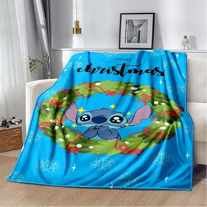 thumbnail image 1 of Manta de franela con patrón de puntadas de Disney, manta de forro polar, regalo para niños y adultos, sofá, ropa de cama, regalos para niños, 1 of 5